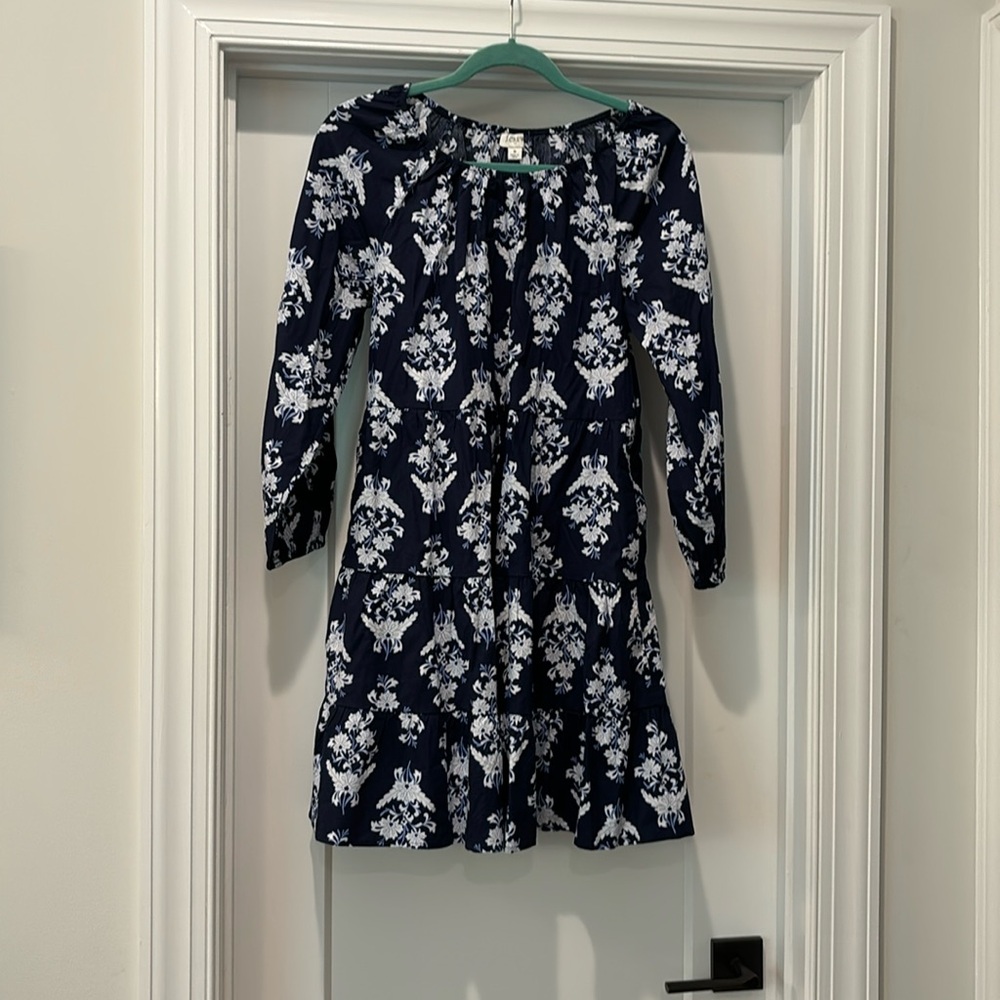 J Crew women’s size small Navy floral dress